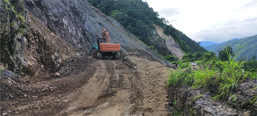 Arunachal Pradesh — Hill Road Works