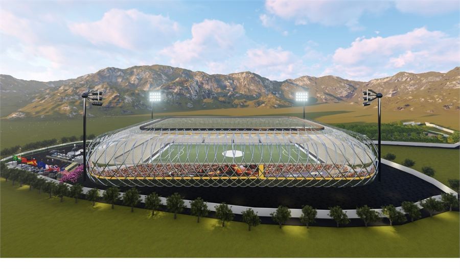 Football stadium